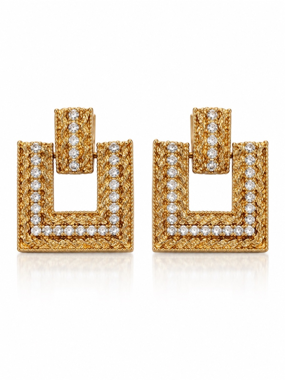 ⚜️ Classic Gold Geometric Earrings